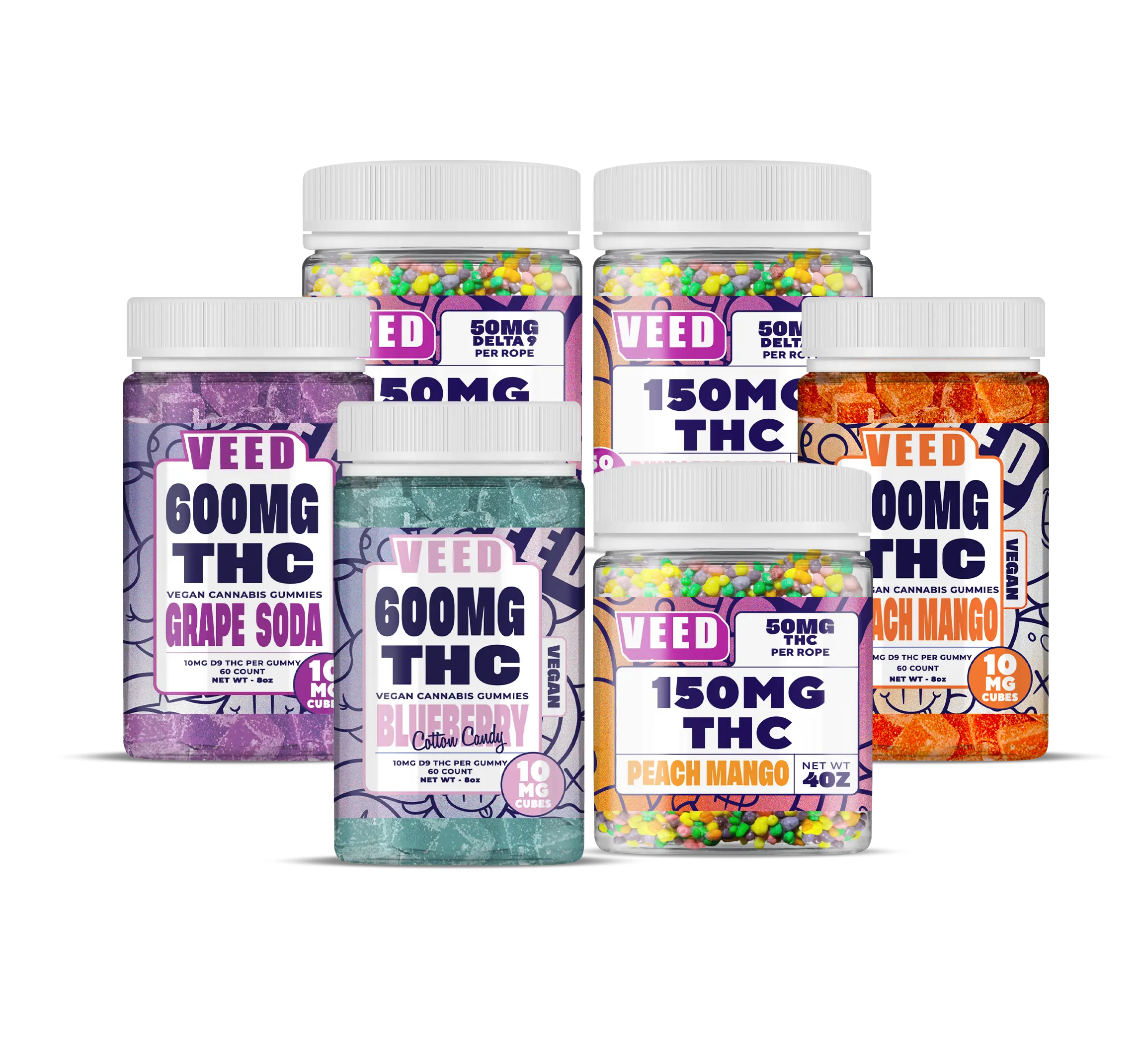 50mg THC Nerds Ropes